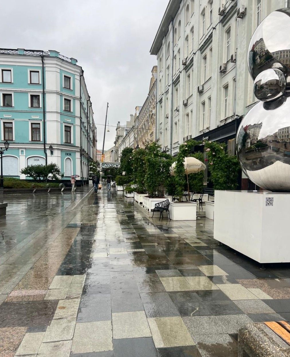 фасад дома, здание по адресу г Москва, Столешников пер, д 14 